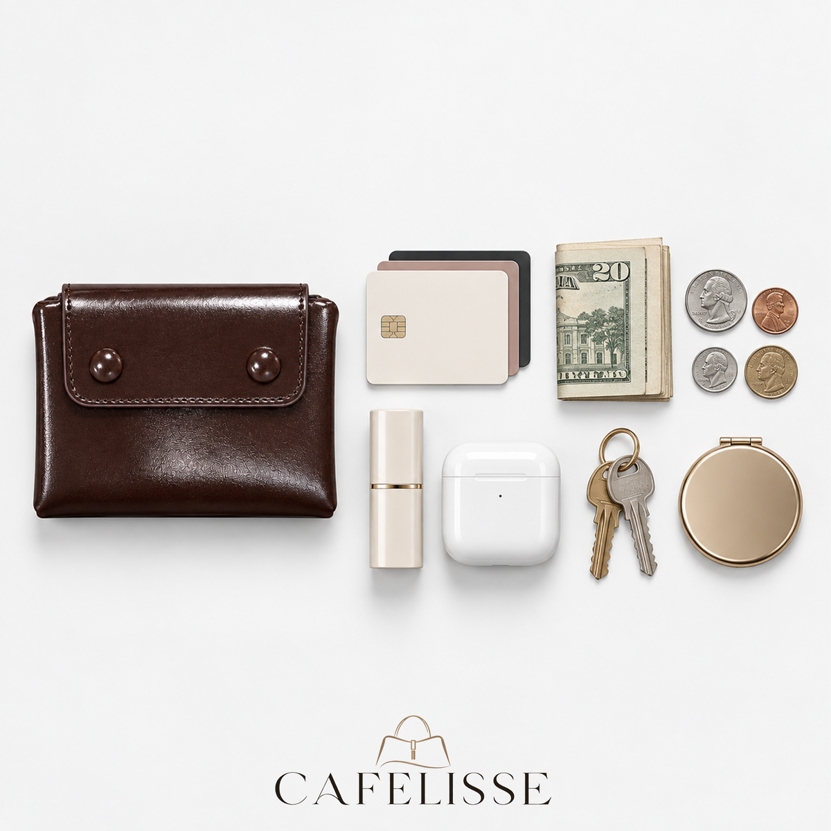 CAFELISSE® | Elara Compact Wallet