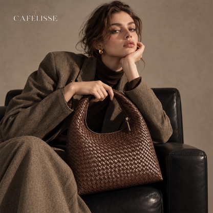 CAFELISSE® | Siena Woven Hobo Bag