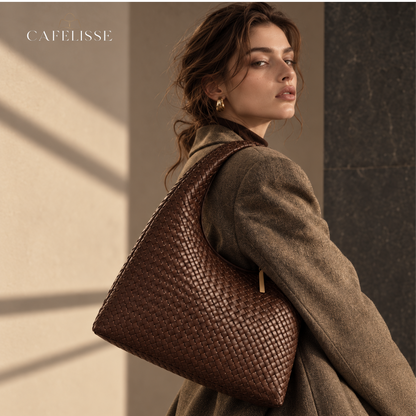 CAFELISSE® | Siena Woven Hobo Bag