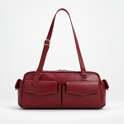 CAFELISSE® | Marielle East-West Multi-Pocket Shoulder Bag