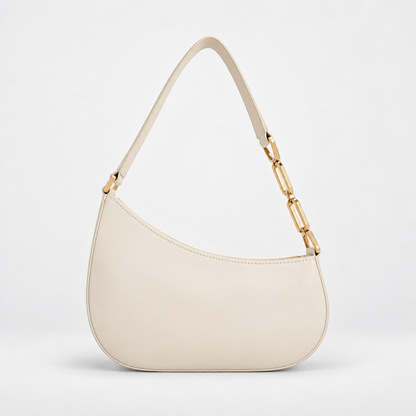 CAFELISSE® | Elodie Crescent Chain Shoulder Bag