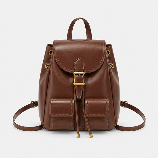 CAFELISSE® | Aurelia Vintage Pocket Backpack