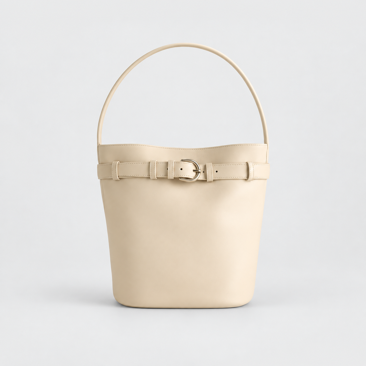 CAFELISSE® | Amelie Belted Bucket Shoulder Bag