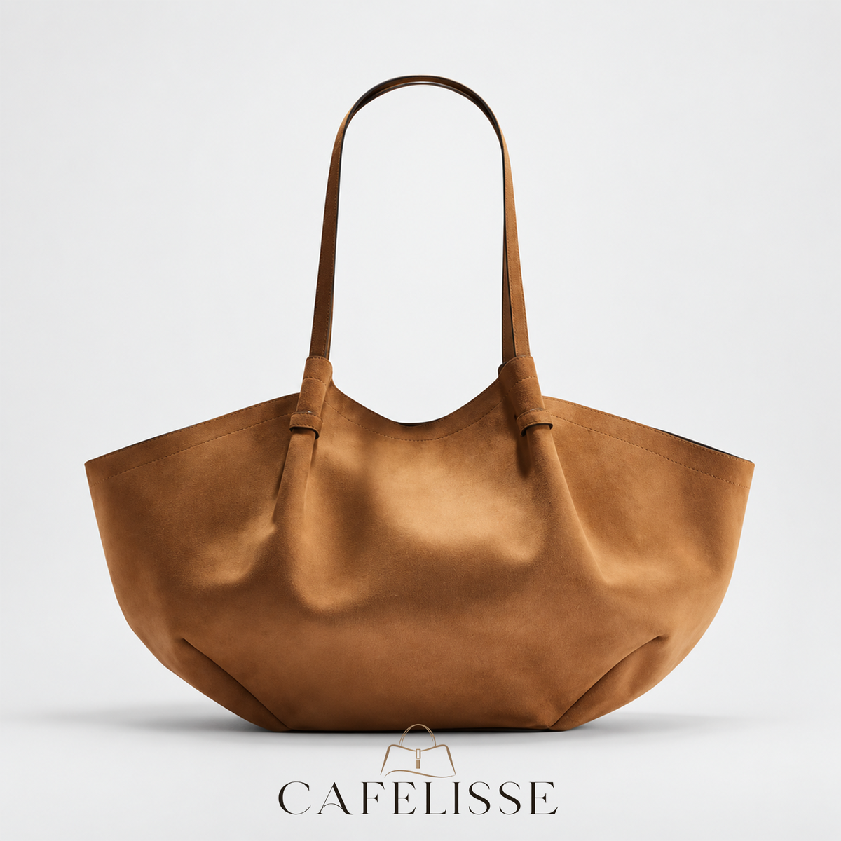 CAFELISSE® | Aurelia Soft Suede Tote Bag