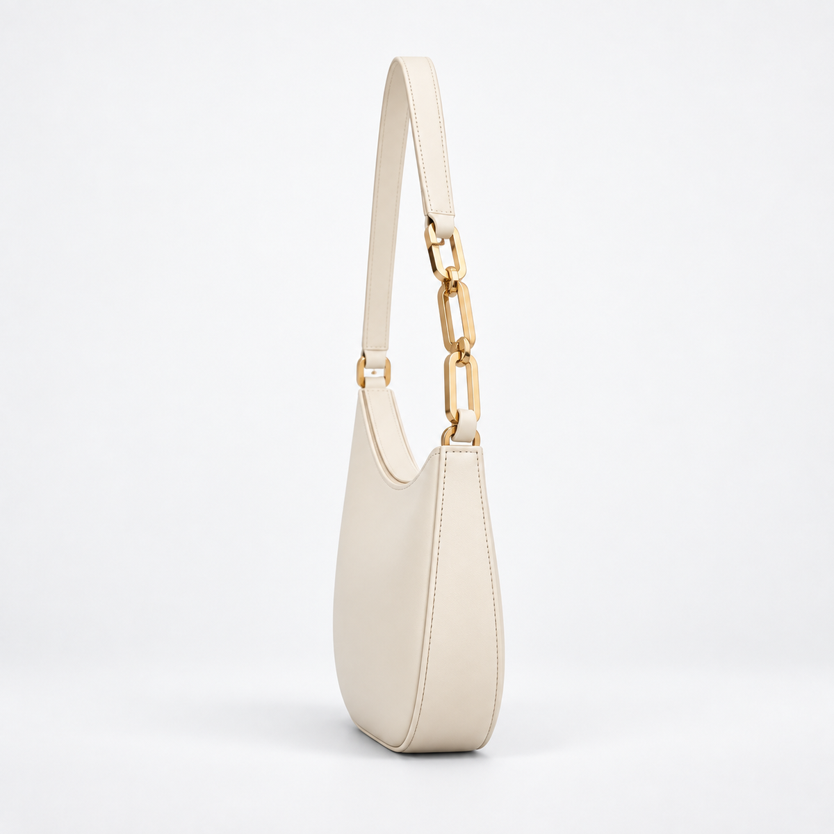 CAFELISSE® | Elodie Crescent Chain Shoulder Bag