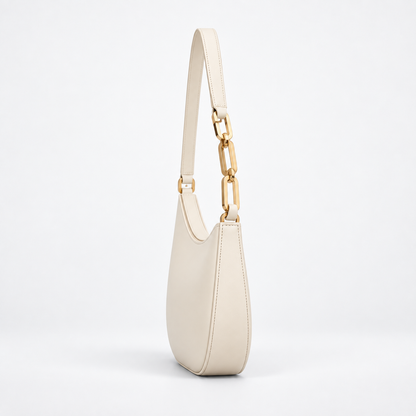 CAFELISSE® | Elodie Crescent Chain Shoulder Bag