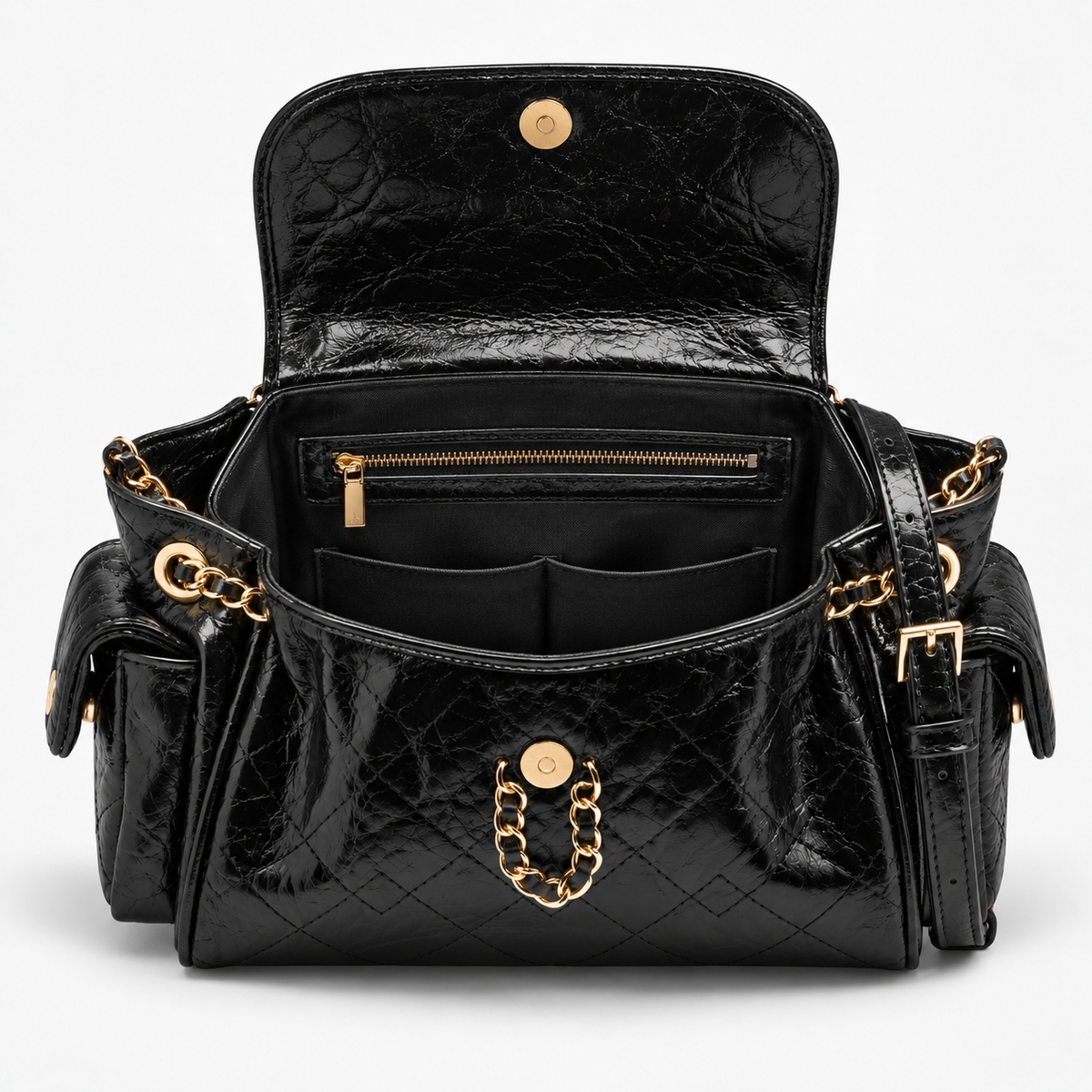CAFELISSE® | Virelle Quilted Chain Shoulder Bag