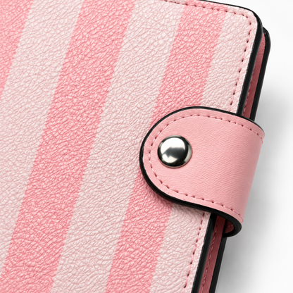 CAFELISSE® | Rosalie Striped Long Wallet