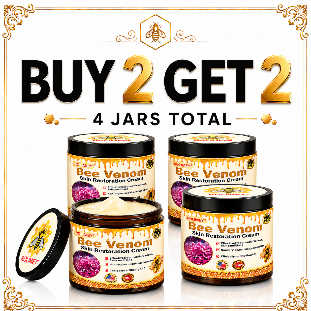 🔥4 Jars ( Buy 2 Get 2 Free )