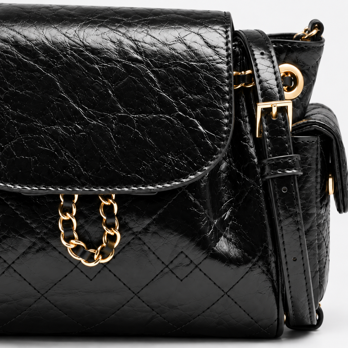 CAFELISSE® | Virelle Quilted Chain Shoulder Bag