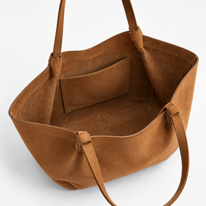 CAFELISSE® | Aurelia Soft Suede Tote Bag