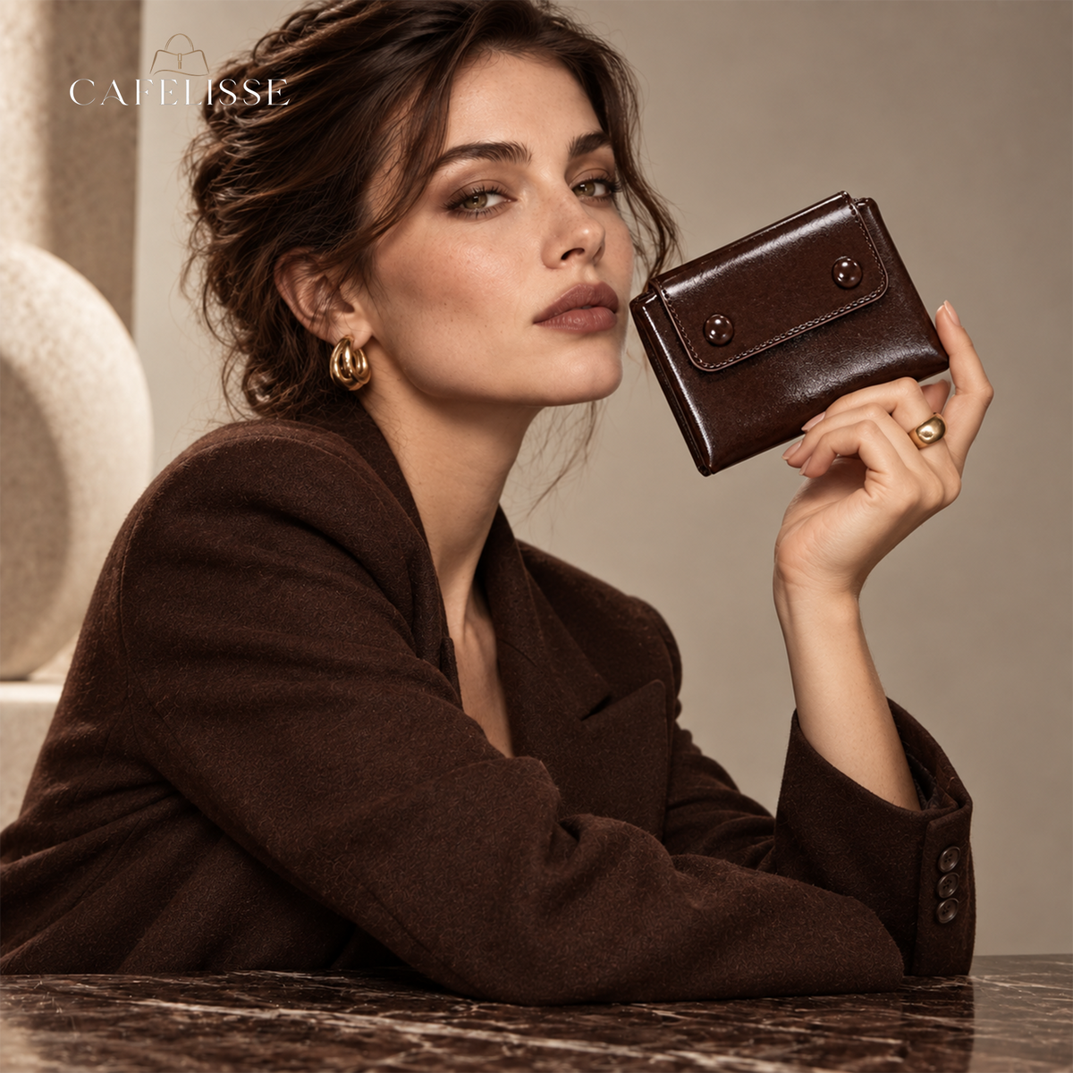 CAFELISSE® | Elara Compact Wallet