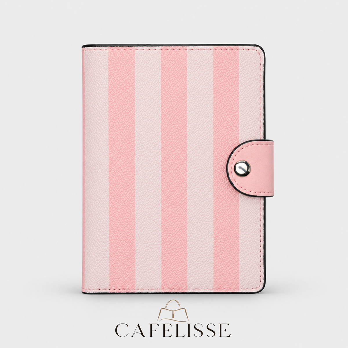 CAFELISSE® | Rosalie Striped Long Wallet