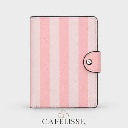 CAFELISSE® | Rosalie Striped Long Wallet