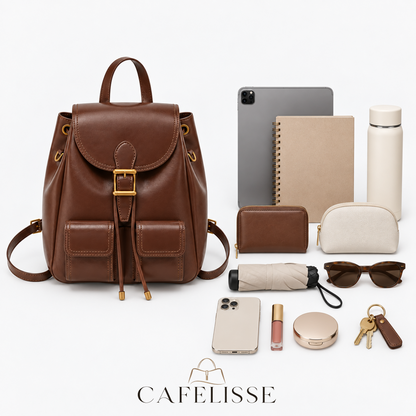 CAFELISSE® | Aurelia Vintage Pocket Backpack